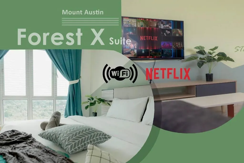 Forest X 1 Bedroom-4Pax-Mount Austin-Netflix-Ikea-Jusco Джохор-Бару